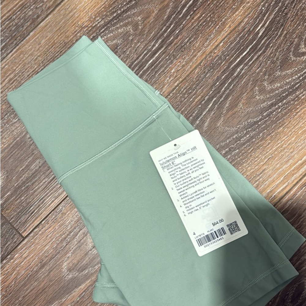 Lululemon Athletica Sage Green Bike Shorts